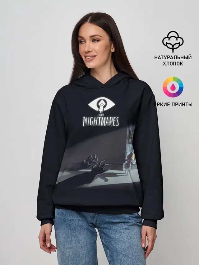Женское худи с принтом «Little Nightmares Руки»