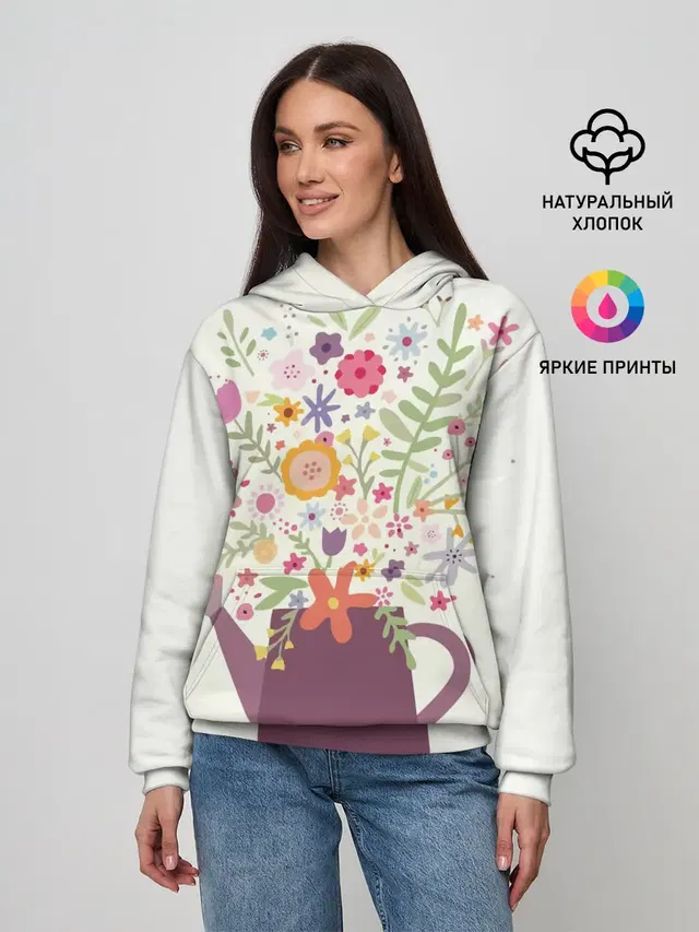 Цветы в чайнике