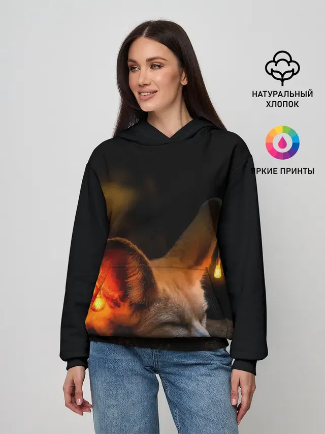 Лисичка с фонариками