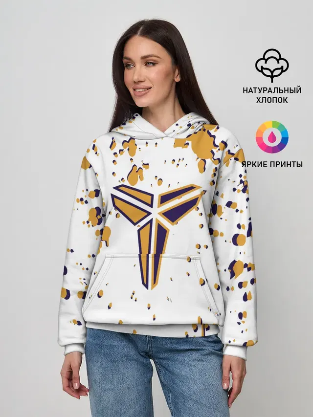Женское худи с принтом «Лейкерс — Kobe Bryant.»
