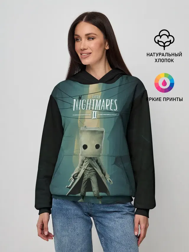 Женское худи с принтом «Mono Little Nightmares»