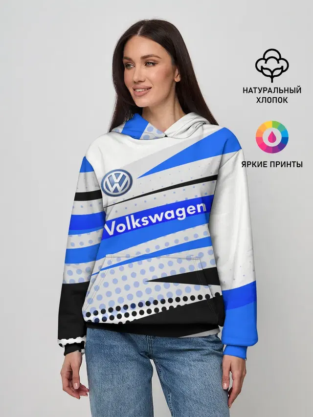 Женское худи с принтом «Halftone pattern»