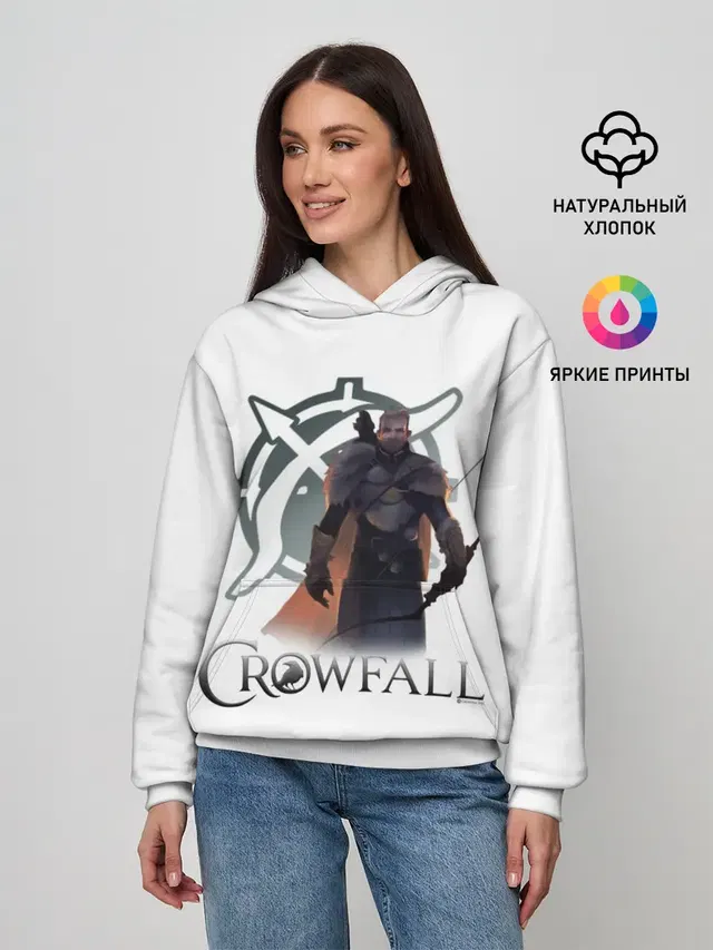 Женское худи с принтом «Crowfall — Ranger»