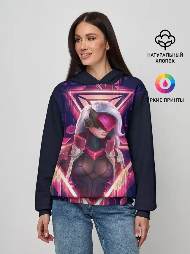 Женское худи с принтом «Project Katarina»
