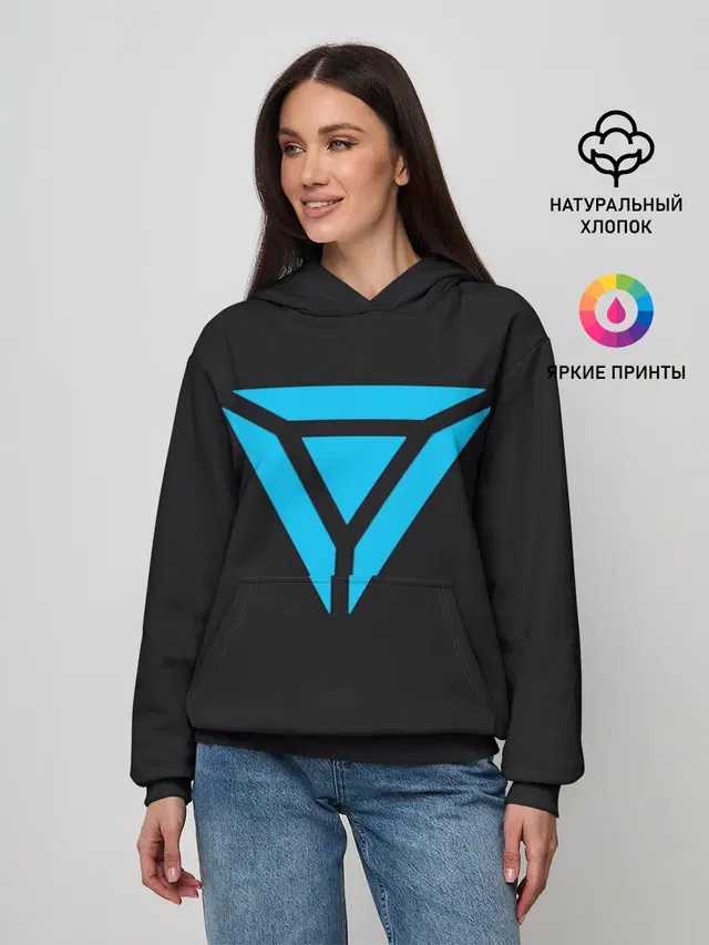 Женское худи с принтом «Project»