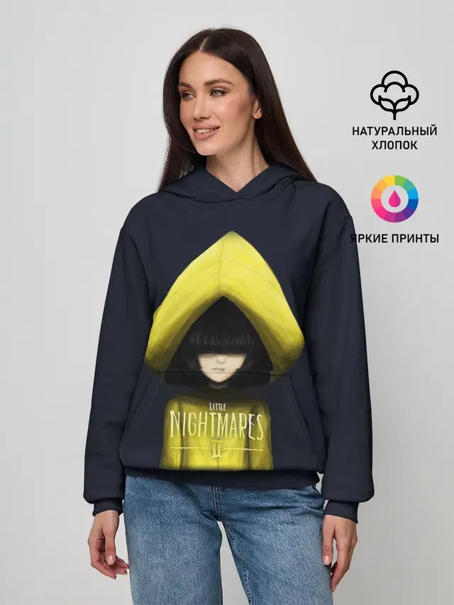 Женское худи с принтом «Little Nightmares — Little Nightmares 2»