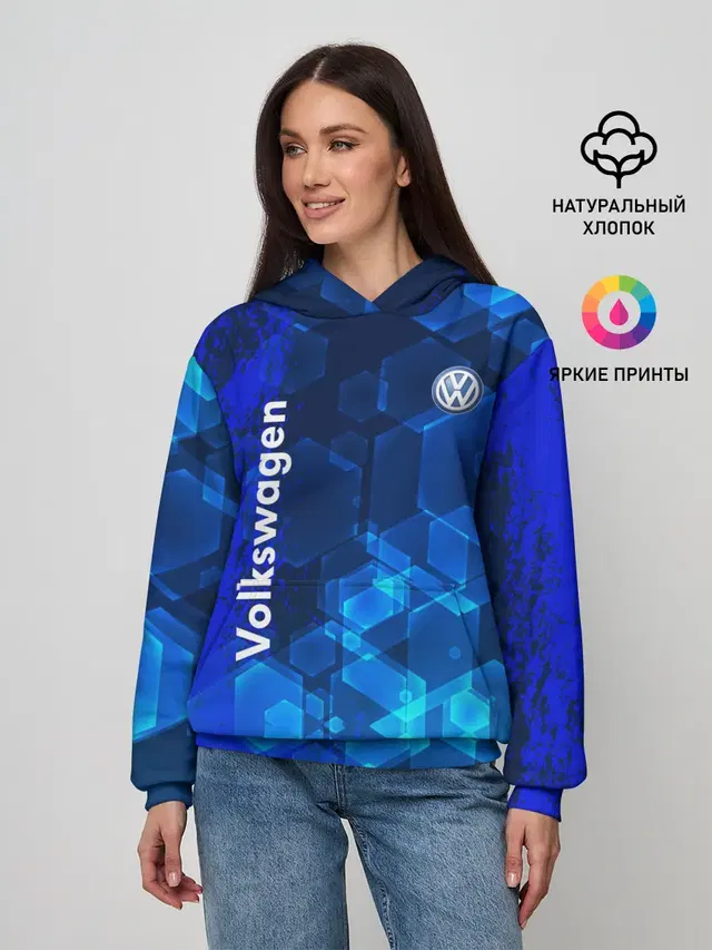 Женское худи с принтом «Car logo»
