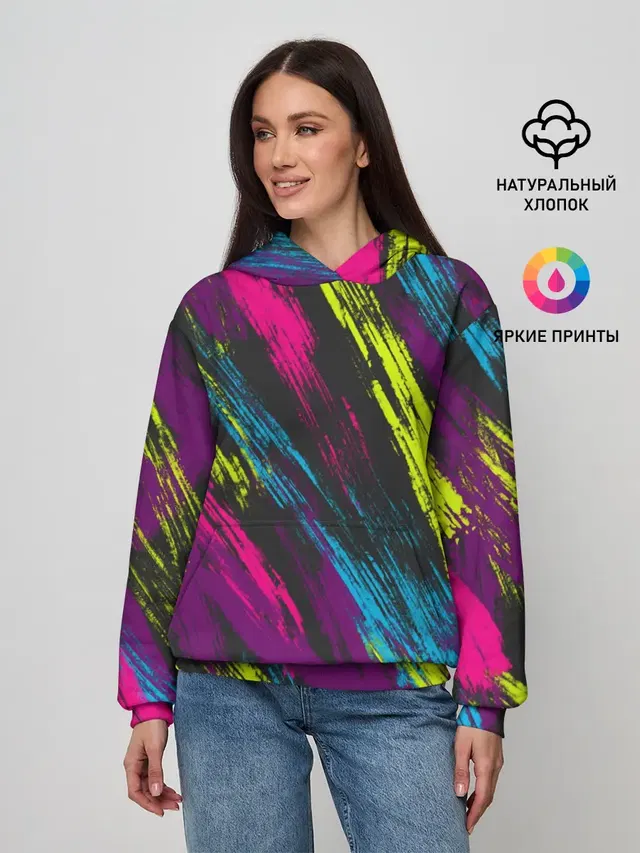 Женское худи с принтом «Pop Art — SUMMER 2021»