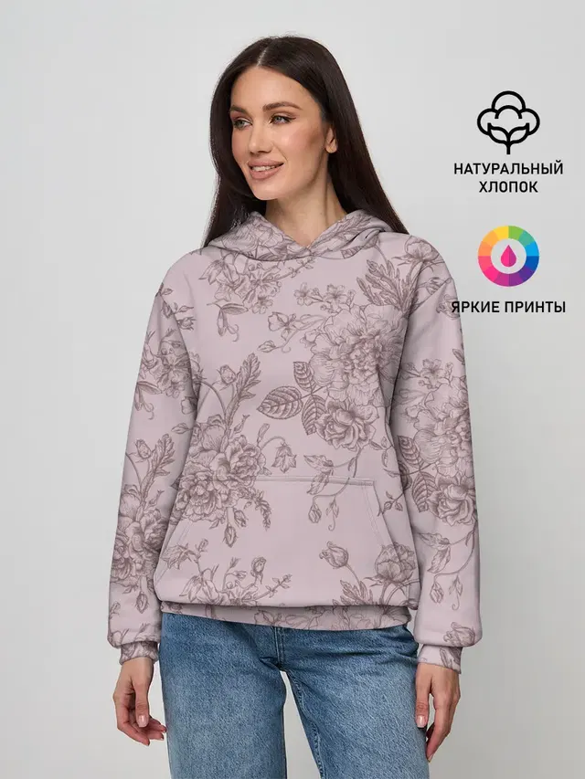 розы с пионами