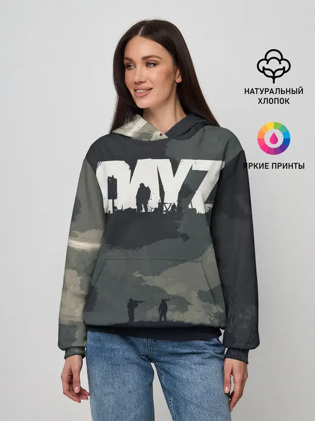 Женское худи с принтом «DayZ — Headshot»