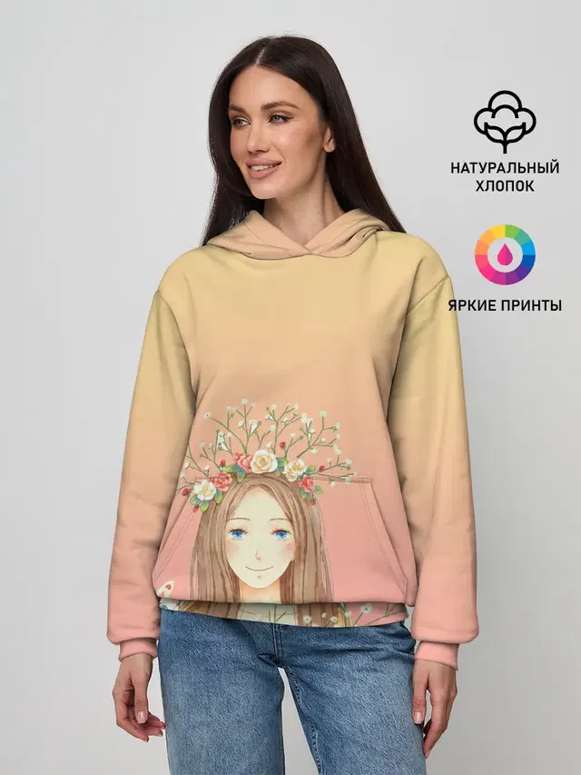девочка и кролик