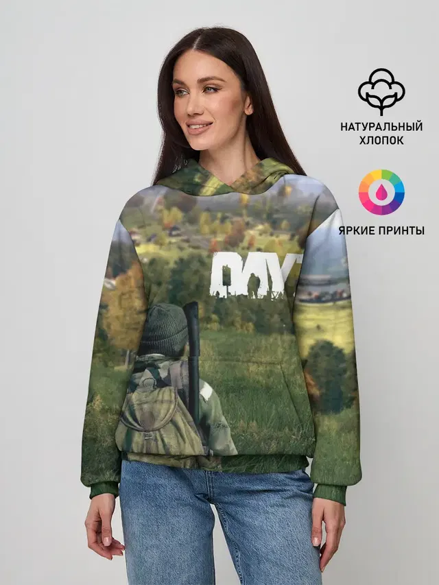 Женское худи с принтом «DayZ»