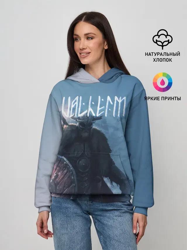 Женское худи с принтом «Valheim»