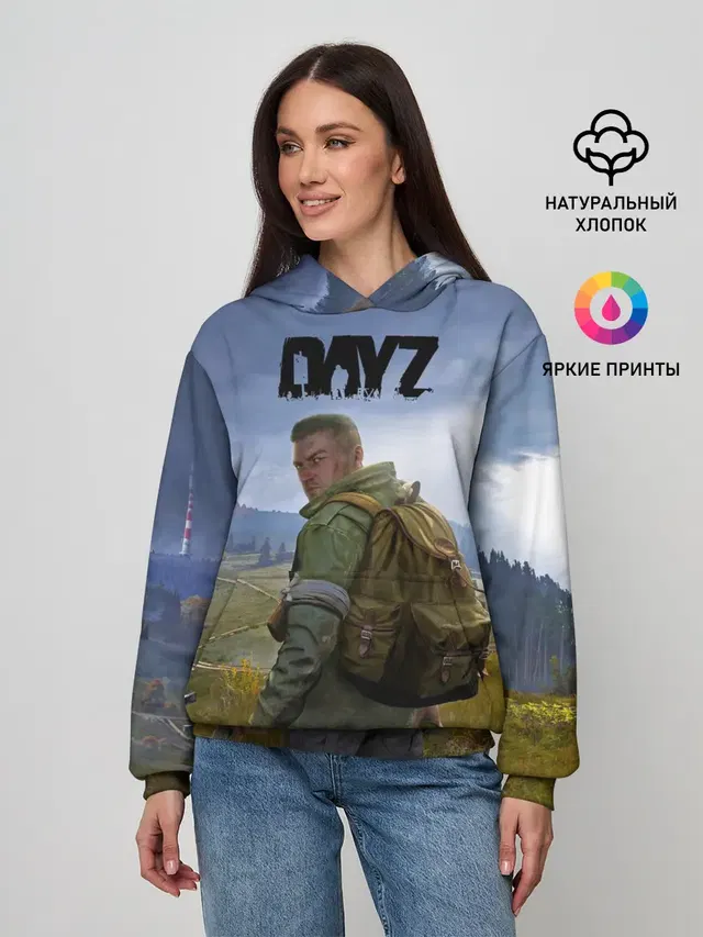 Женское худи с принтом «DayZ — ДэйЗи»