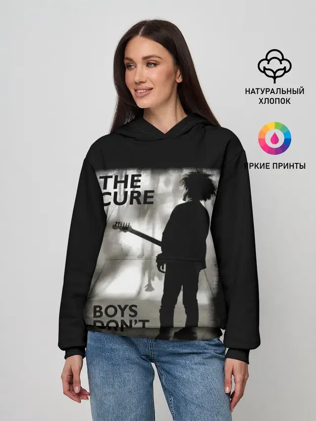 Женское худи с принтом «The Cure»