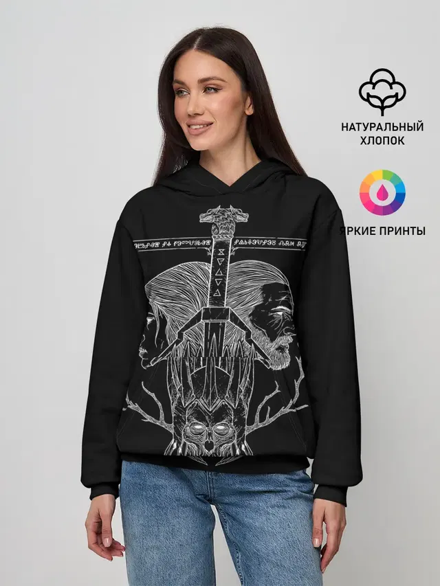 Женское худи