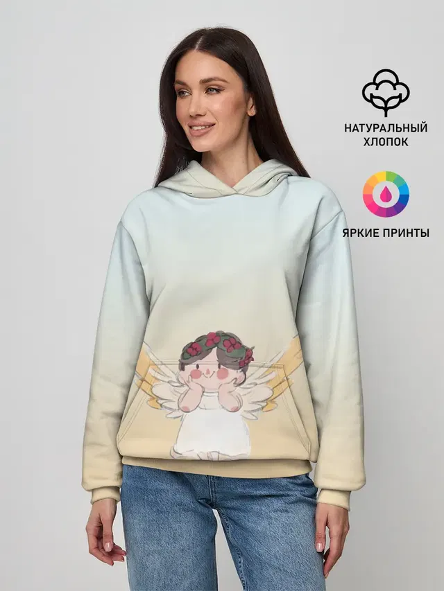 акварельный ангелок