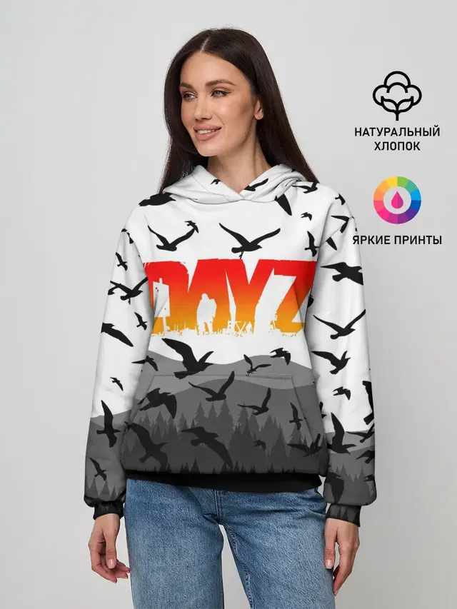 Женское худи с принтом «DayZ»