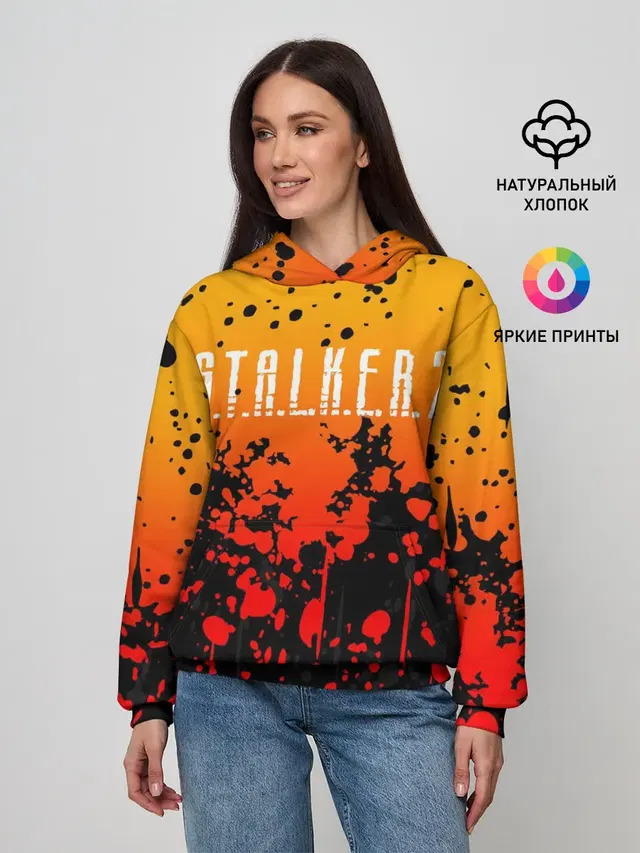 Женское худи с принтом «Stalker — STALKER 2»