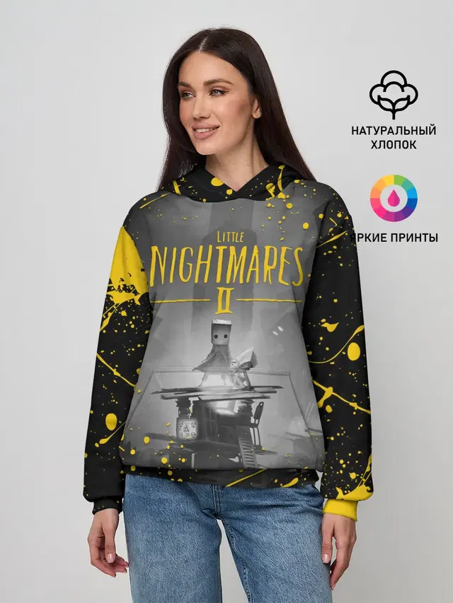 Женское худи с принтом «Thin Man — LITTLE NIGHTMARES 2»