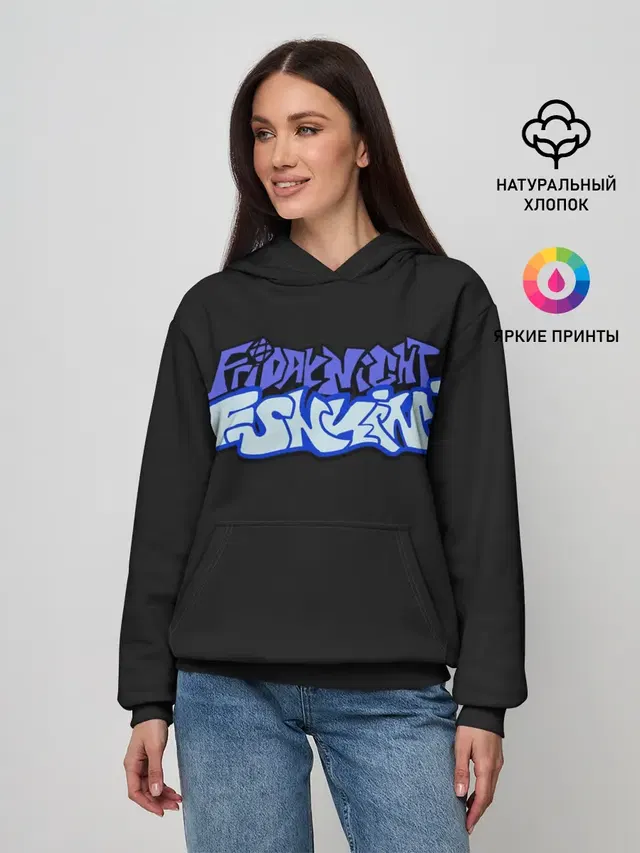 Женское худи с принтом «Graffiti style»