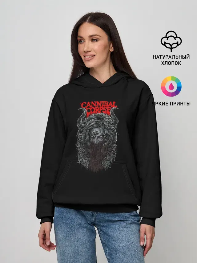 Женское худи с принтом «Demon»