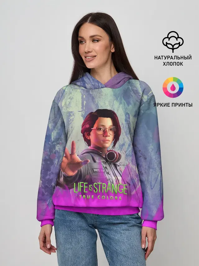 Женское худи с принтом «Alex Chen — Life is Strange True Colors»