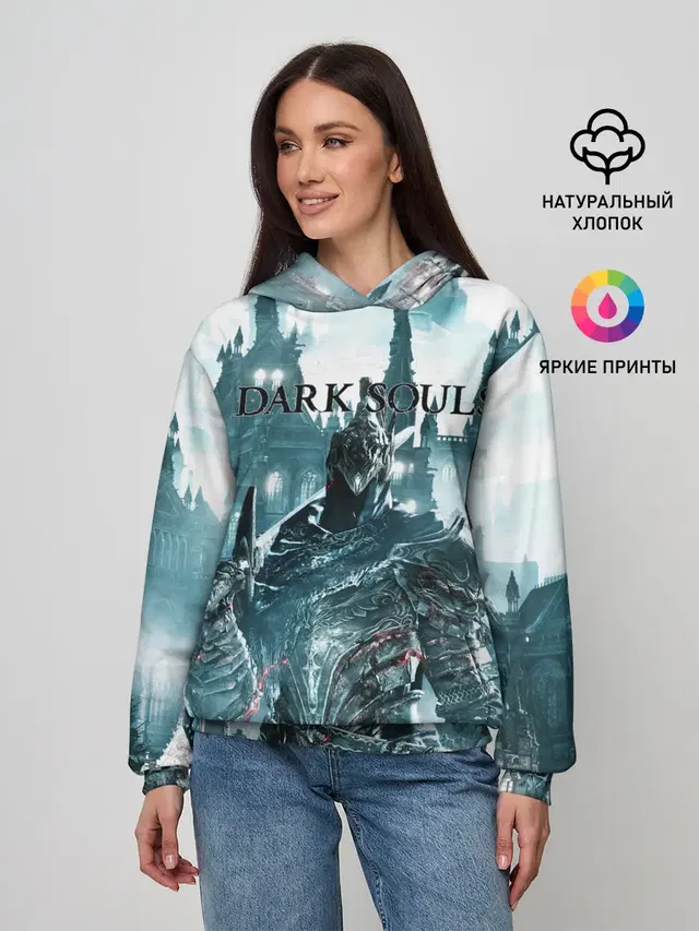 Женское худи с принтом «Dark Souls»