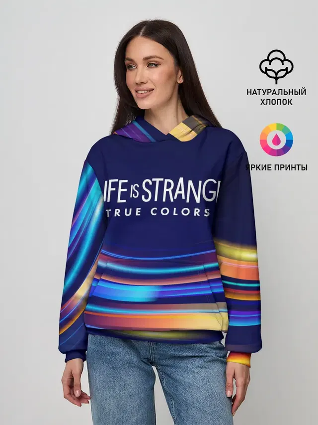 Женское худи с принтом «True Colors — Life is Strange: True Colors»