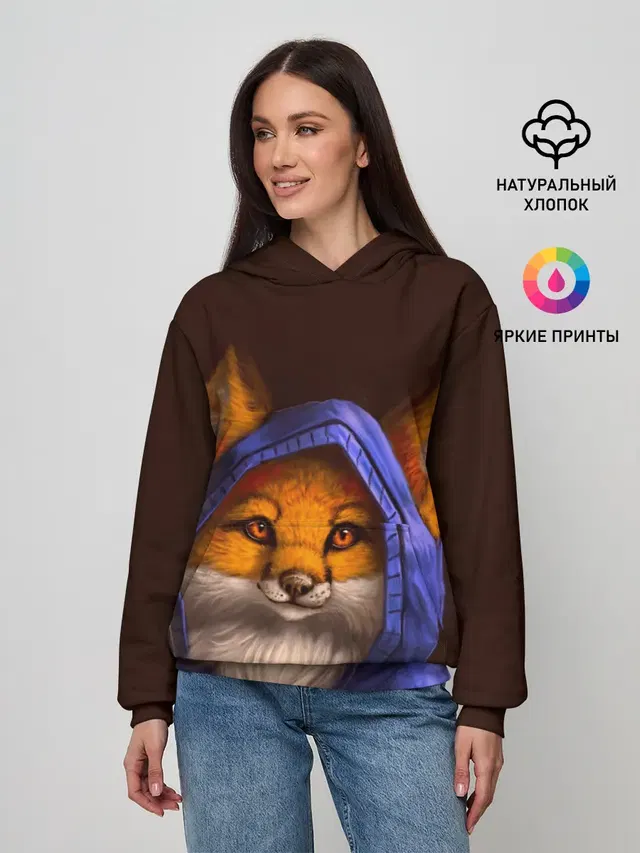 Лисенок в капюшоне