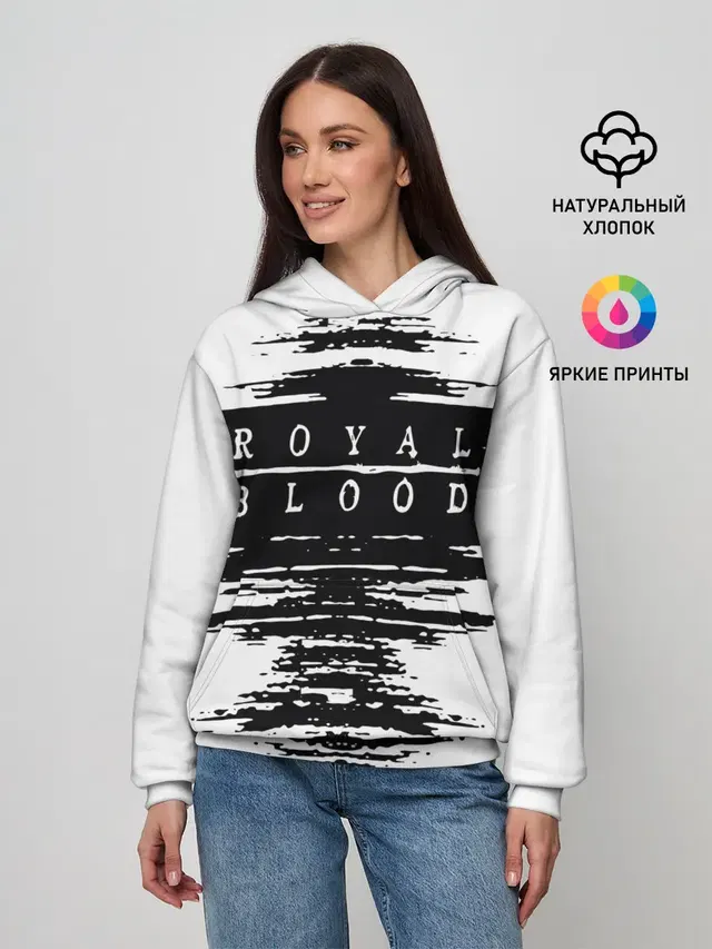Женское худи с принтом «Royal Blood»