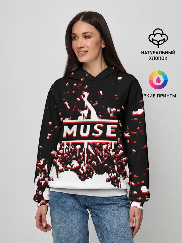 Женское худи с принтом «Muse»