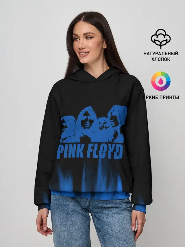 Женское худи с принтом «pink rloyd»