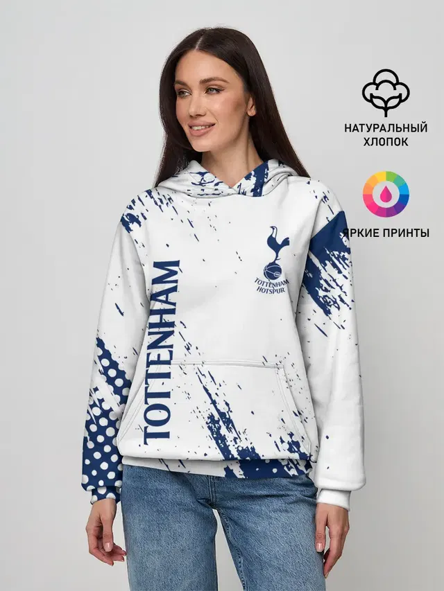 Женское худи с принтом «Tottenham — TOTTENHAM HOTSPUR.»