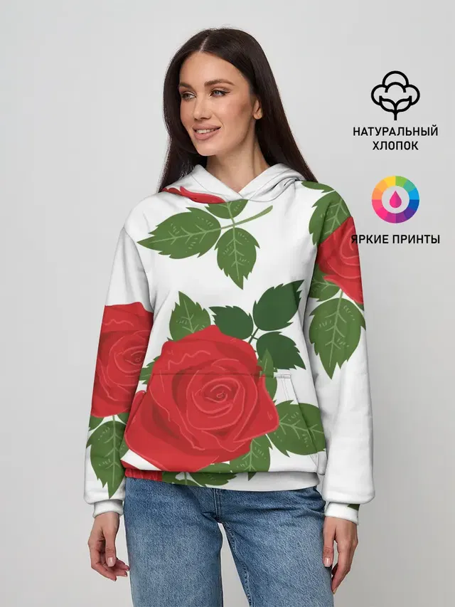 Большие розы