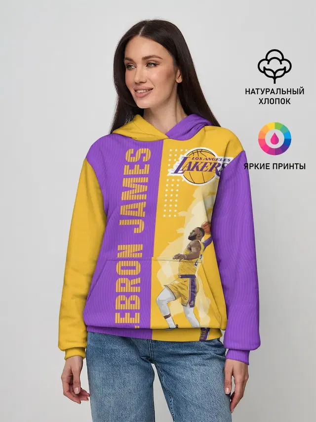 Женское худи с принтом «НБА — Леброн NBA»