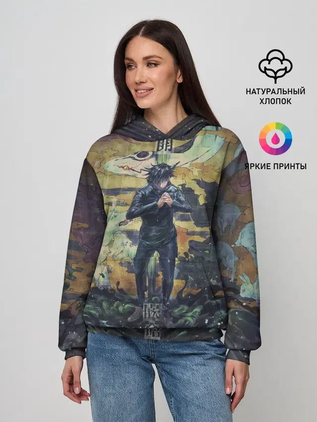 Женское худи с принтом «Anime art»