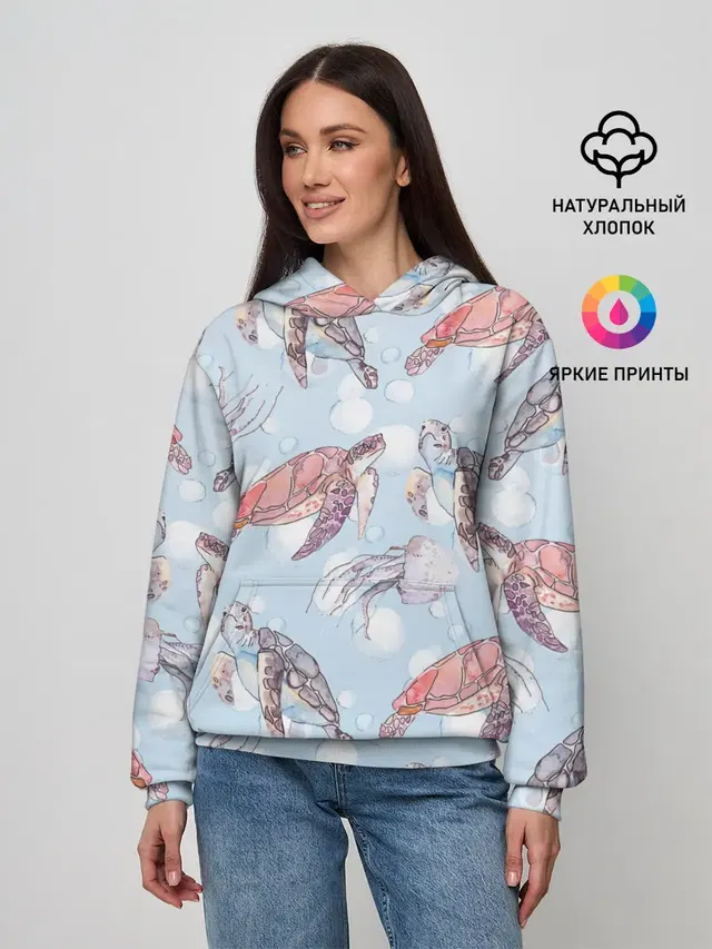 подводный мир черепахи медузы