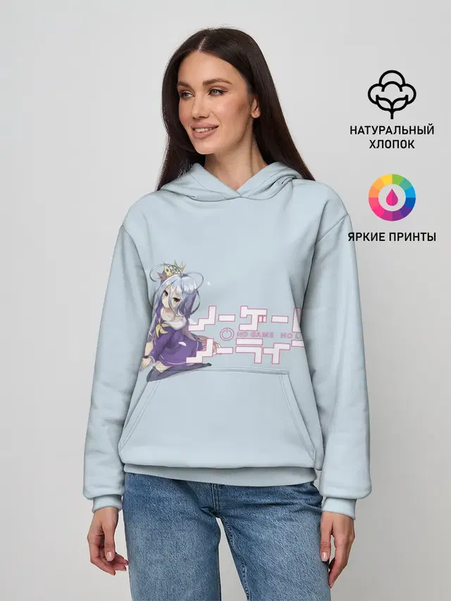 Женское худи с принтом «Shiro»