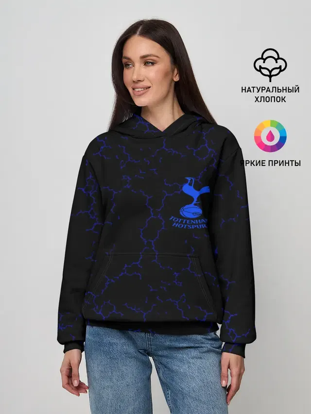 Женское худи с принтом «Tottenham»