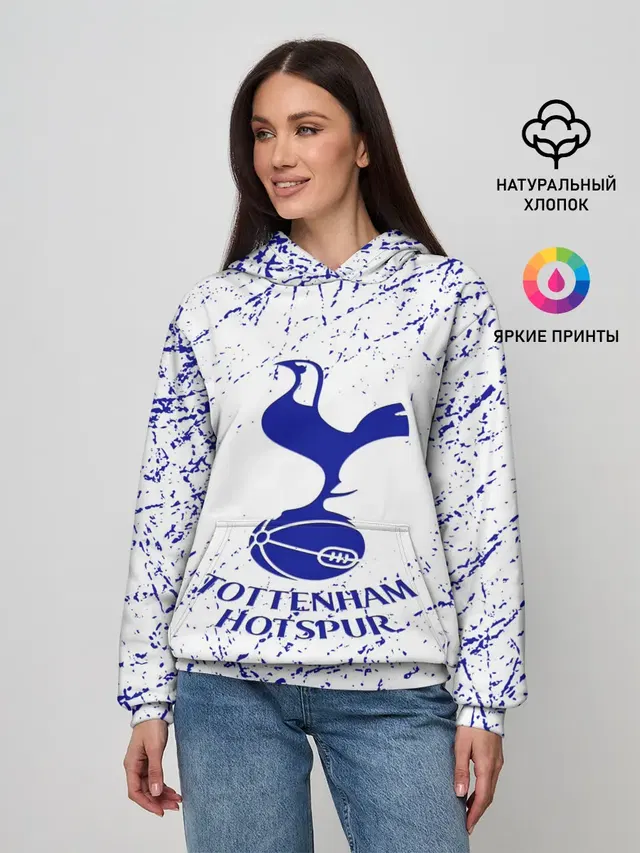 Женское худи с принтом «Tottenham»