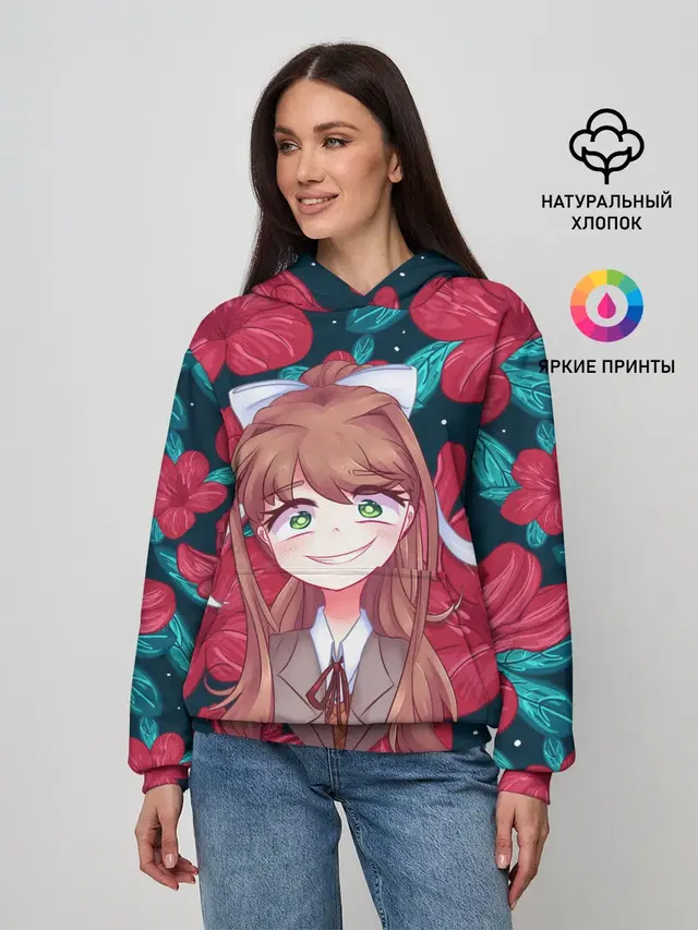 Моника в цветах
