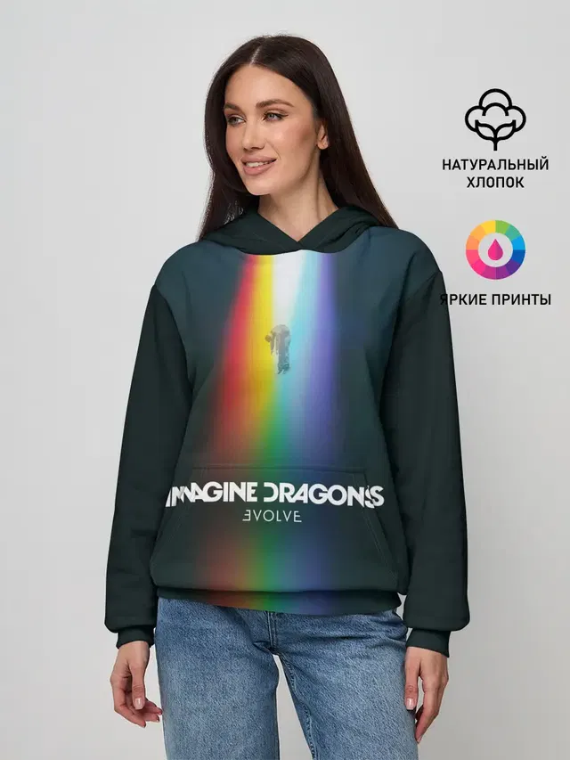Женское худи с принтом «Imagine Dragons: Evolve»