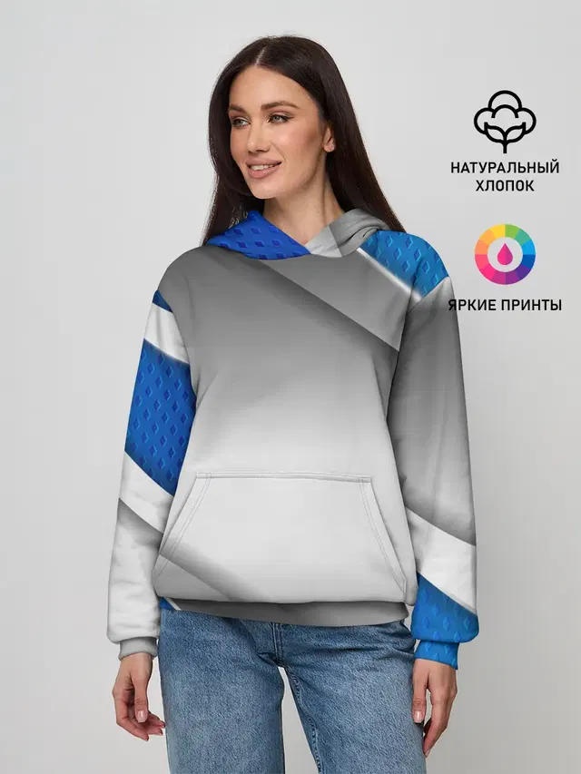 3D СЕРЕБРО BLUE LINES