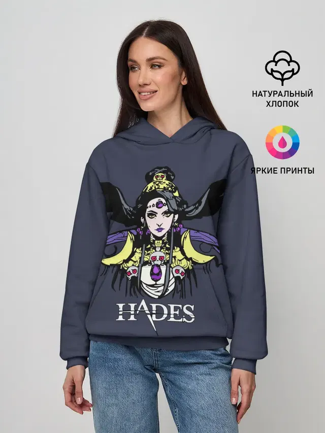 Женское худи с принтом «Hades»