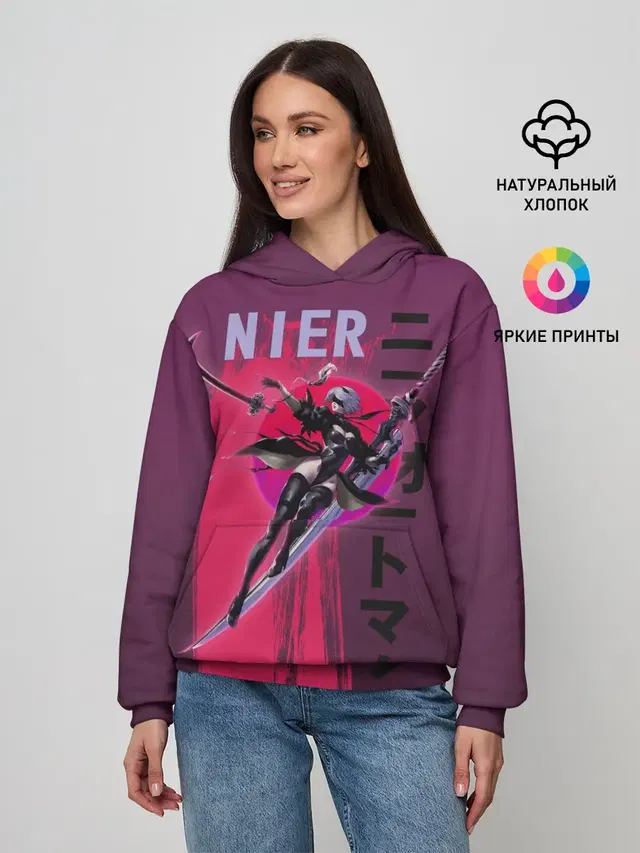 Женское худи с принтом «Neir»