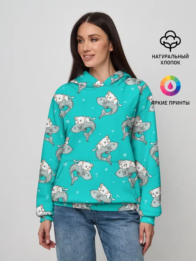 Котики и рыбки