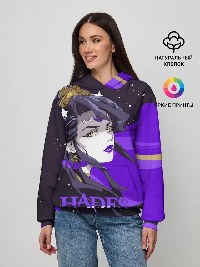Женское худи с принтом «Hades Nyx»