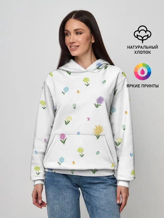 Цветы и бабочки