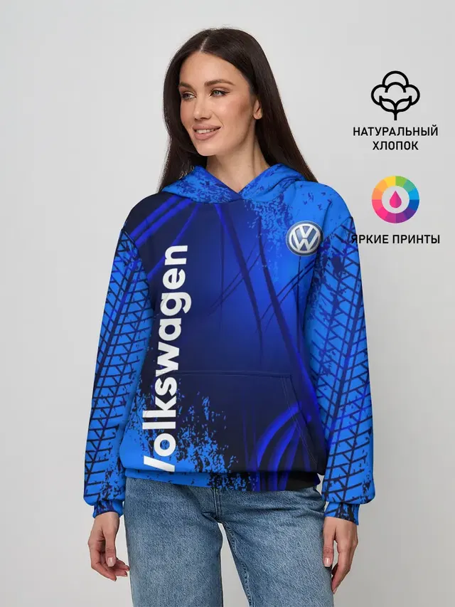Женское худи с принтом «Volkswagen»